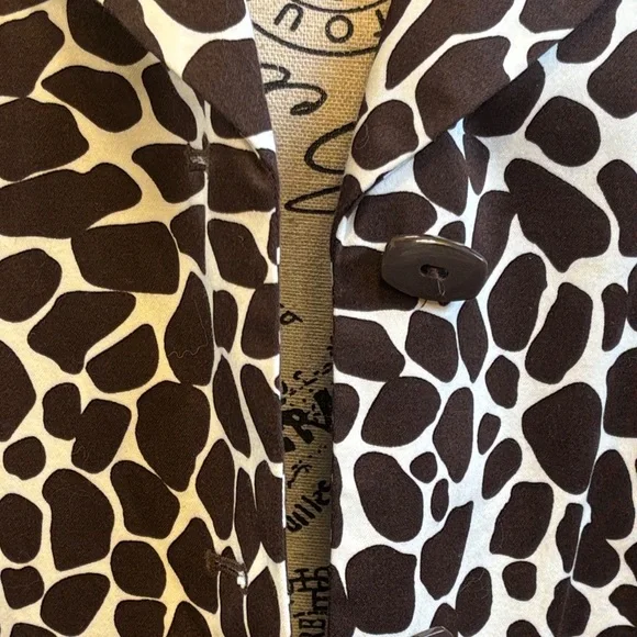 NWT Collections for Le Suit Chocolate and White Pant Suit Set - Picture 3 of 14